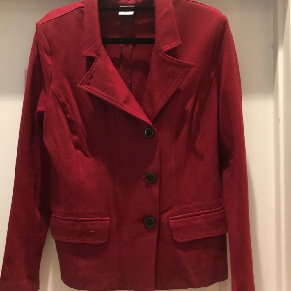 CAbi Deep Red Blazer